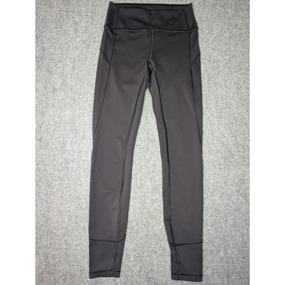 Lululemon Women's Size‎ 6 Leggings Style LW5BQAS Black High Waisted